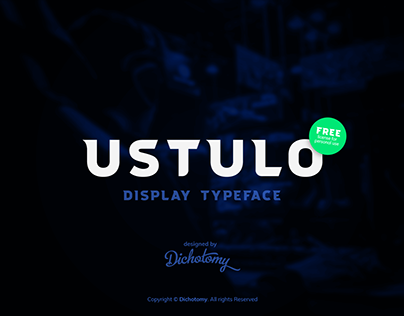 Ustulo Display Typeface