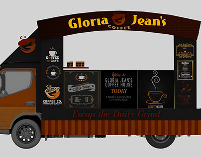 Advertising Vehicle design Gloria jeans
