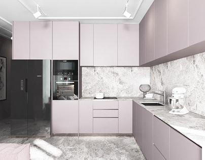 Pastel Colours Apartment for a Family