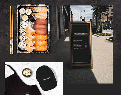 The Rolled Rice Sushi - Elementy wizualne marki