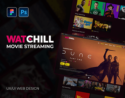 Project thumbnail - WATCHILL | Movie Streaming Website Design