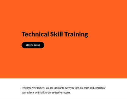 Technical Skill Training For New Joiners