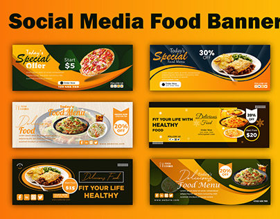 Social Media food Banner