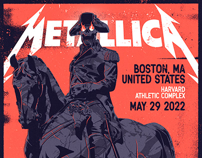 Metallica Boston Poster