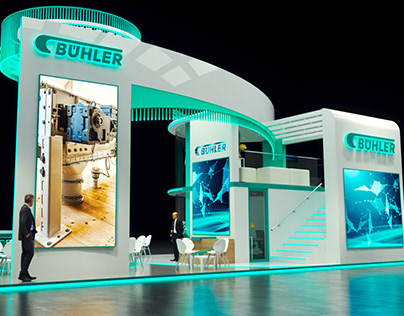 BUHLER exhibition- stand- booth- design - event