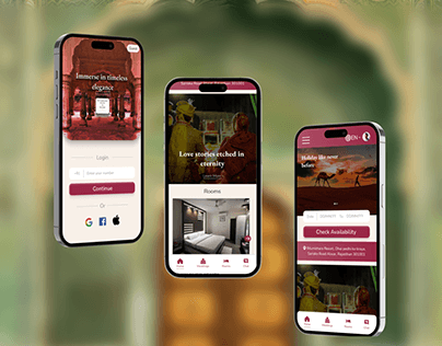 Wedding Resort App Landing Page- Concept