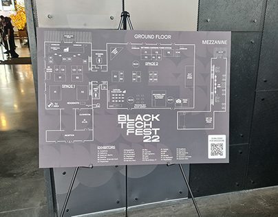 Site Map Illustration - Black Tech Fest 2022