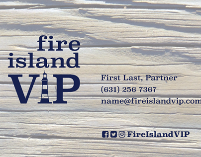 Fire Island VIP - Branding / Collateral