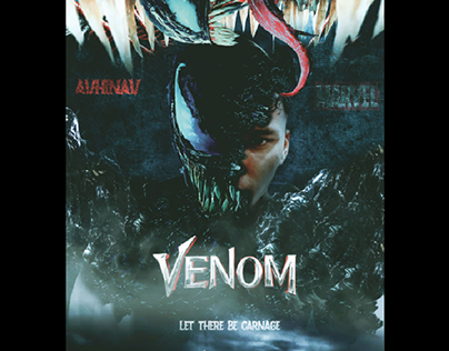 venom cover poster design