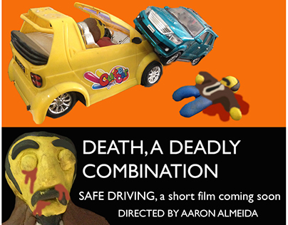 Clay Animation on the topic 'Safe Driving'.