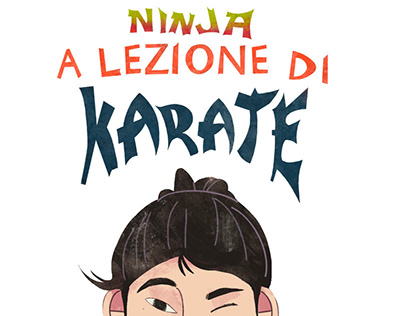 Ninja goes to karate lessons