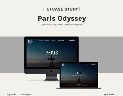 Paris Explorer: Intuitive UI Homepage Design