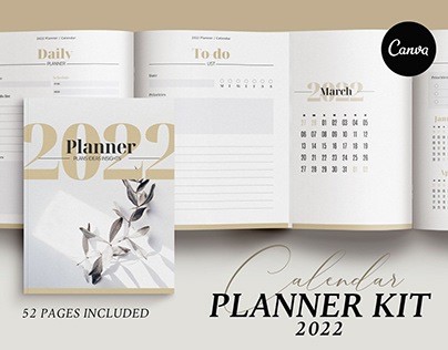 Canva Planner & 2022 Calendar Kit