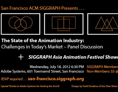 Animation Industry Talk @ Adobe for SF ACM SIGGRAPH