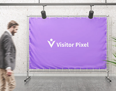 Visitor Pixel logo design