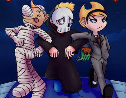 Happy Halloween with Billy and Mandy