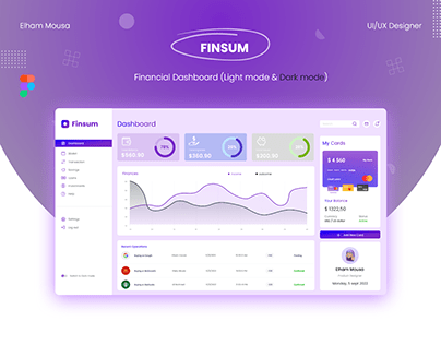 FINSUM - Financial Dashboard