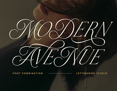Modern Avenue - Combination Typeface