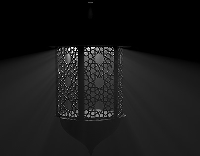 3D Fog | Islamic Lantern Modeling & Render