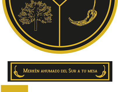 Logo oara Merkén Ahumado "Indio del Sur"