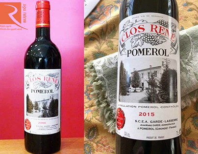 Rượu vang Clos Rene Pomerol 750ml