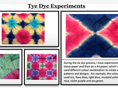 Tye Dye Experiments