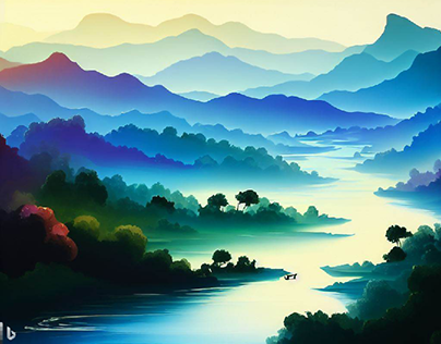 Rivers and mountains