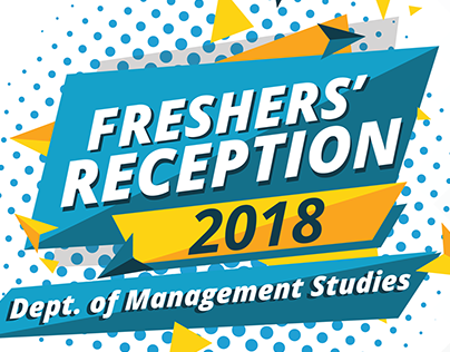Banner Design for Freshers Reception program