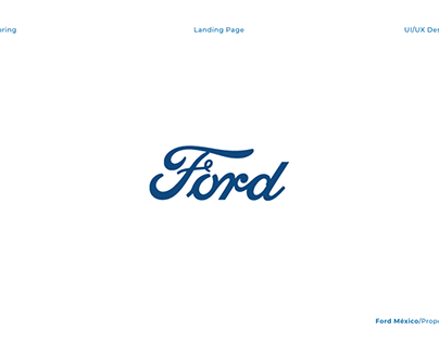 Landing Page Ford México
