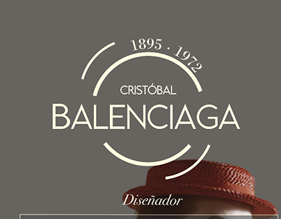 Cristóbal Balenciaga -Infografía