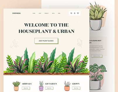 Synthesis - Plant Landing Page