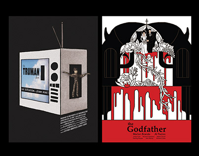 "The Truman Show" & "The Godfather": Movie Posters
