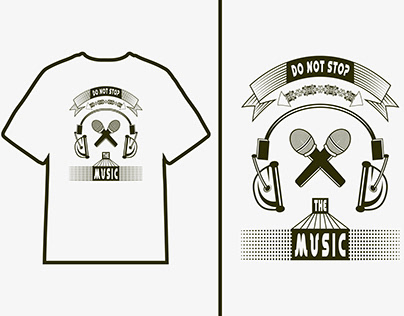 Music T-shirt design