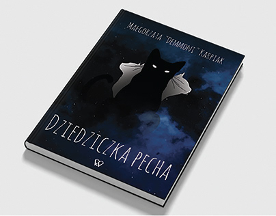 "Dziedziczka pecha" (book cover)