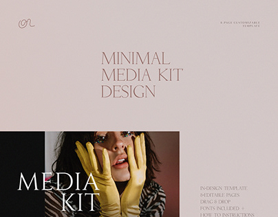 Minimal Media Kit Design Template