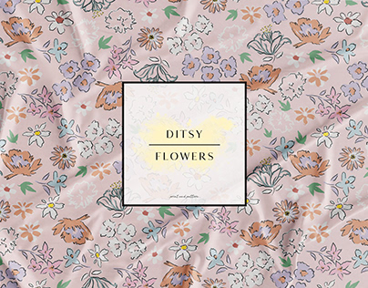 Ditsy flower pattern