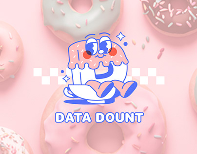Data Dount Logo design.