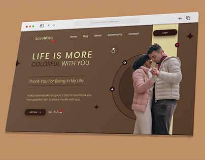 Dating Website Design