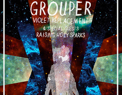 Grouper - Gig Poster