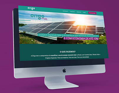 Órigo Energia Website