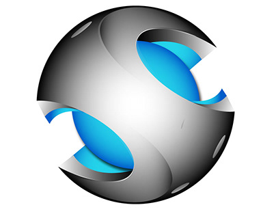 3D Circle Logo Design