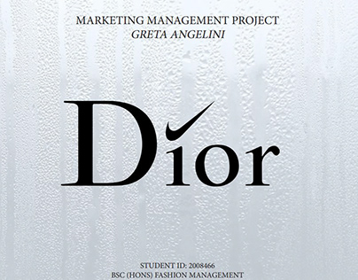 Dior x Nike Marketing Management Proposal Project