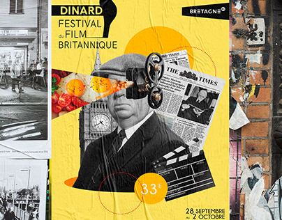 affiche ° festival du film britannique de Dinard