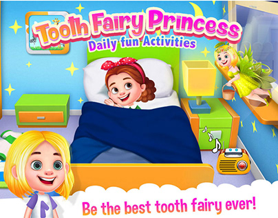 Tooth Fairy Princess Daily Fun Activities! Game