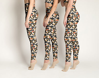 Laggings Design With All Over Print Pattarn For Textile