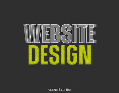 Website Design ~ Silly Boy