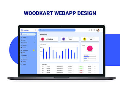 Web App Design- Woodkart