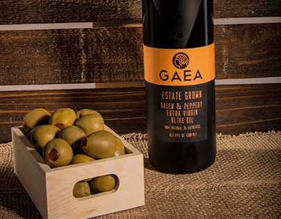 GAEA Olive Oil Packaging Design