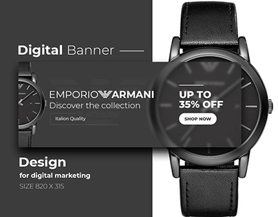 Digital Banner - Emporio Armani