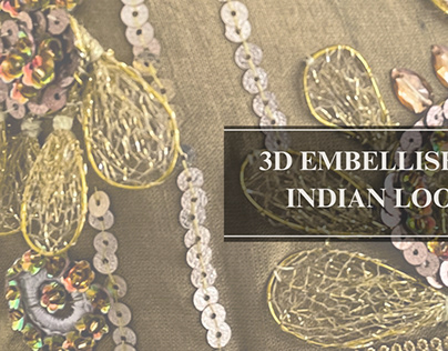 3D EMBELLISHED INDIAN LOOK